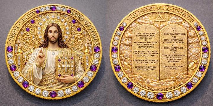 Wilmot - Moneda conmemorativa de los Diez Mandamientos de Jesucristo