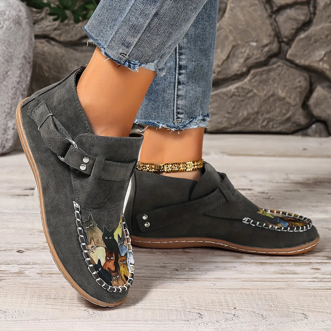 Cara - Mocasines cómodos con detalle de hebilla