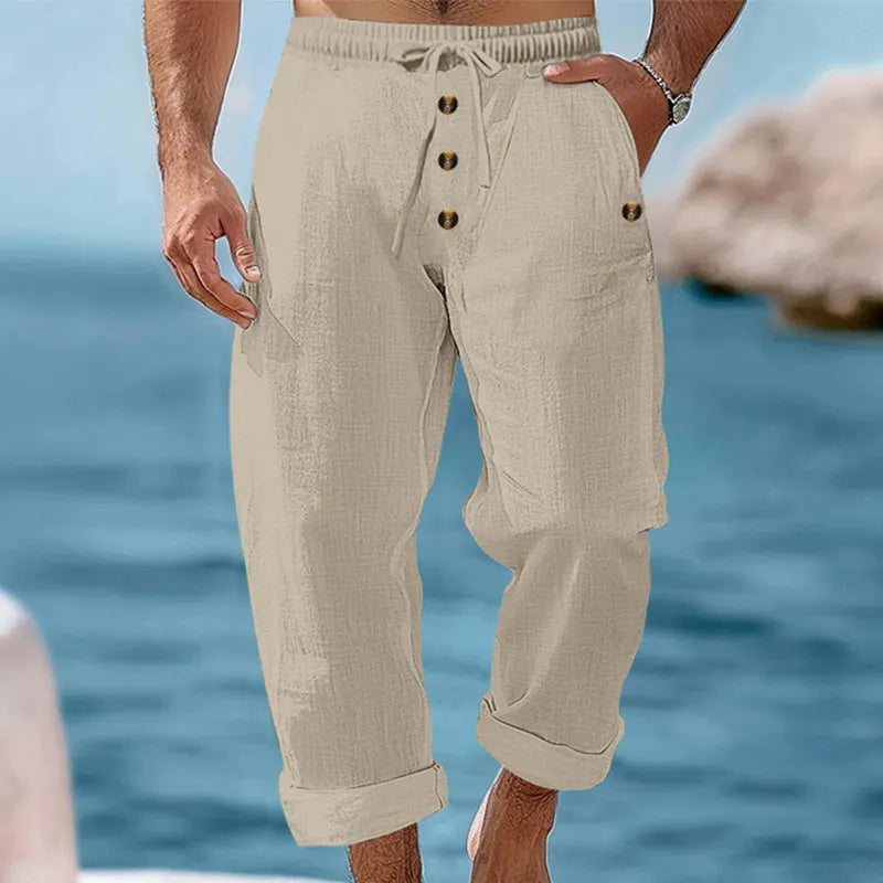Seymour - Pantalón de verano con jareta ajustable