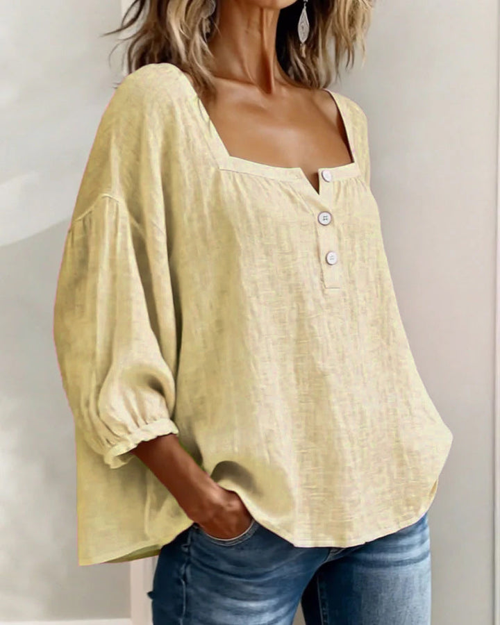 Zoya - Blusa de lino fresca