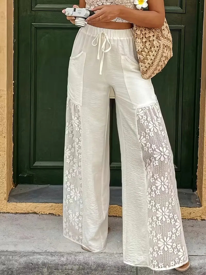 Carlotta - Pantalón de encaje ligero