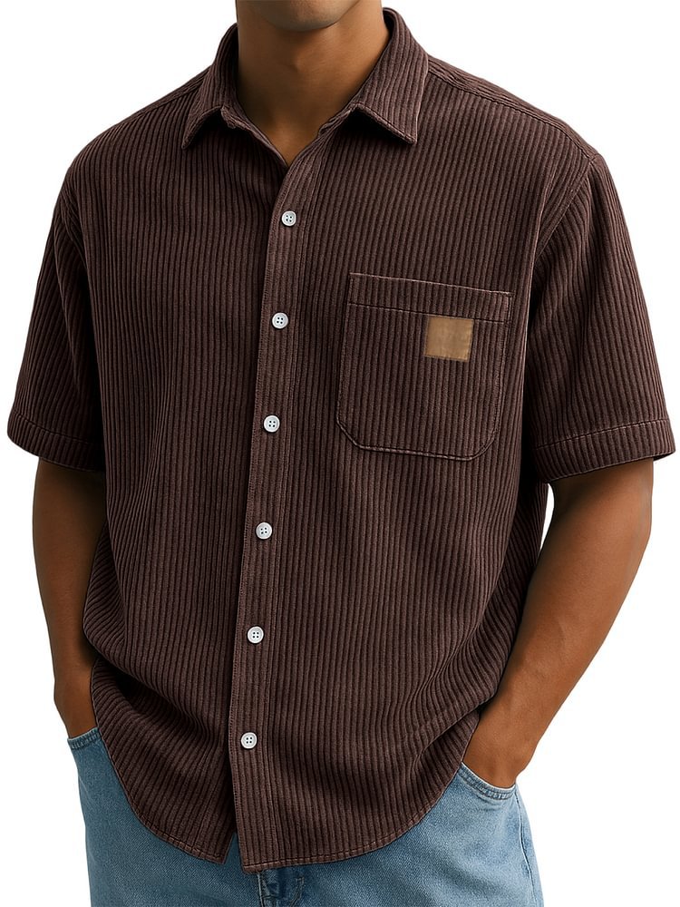 Anwick - Camisa de piqué suave al tacto