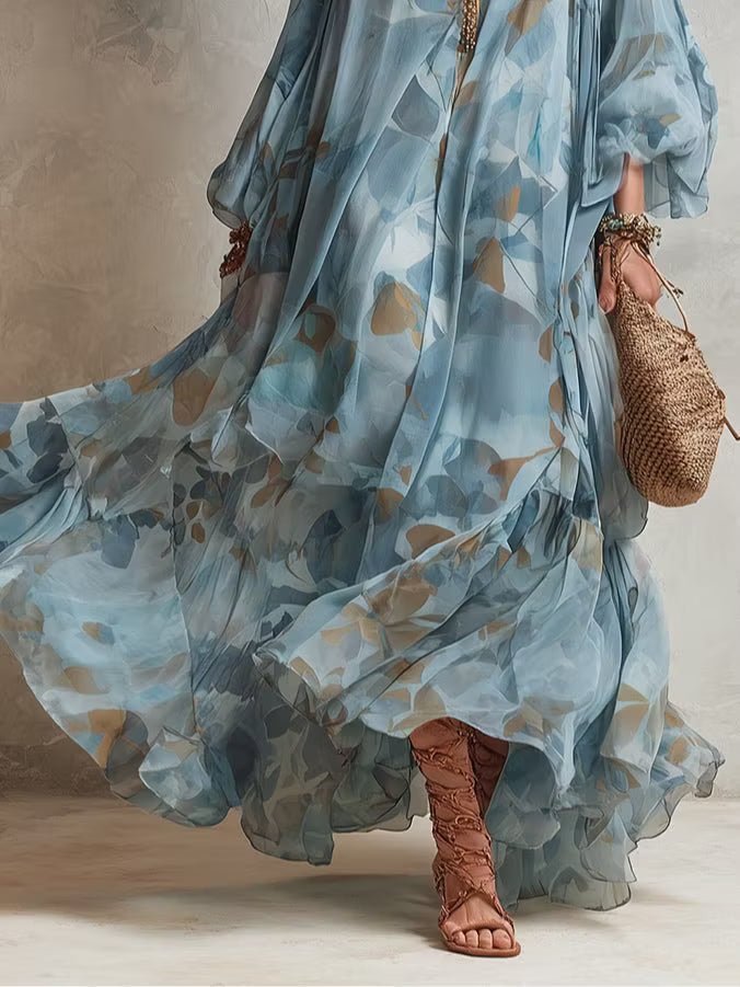 Elouisa - Vestido maxi de tejido pesado