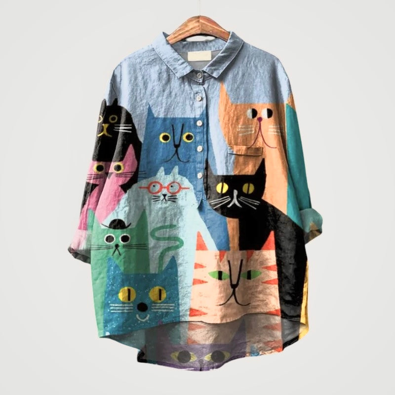 Teagan - blusa informal y elegante