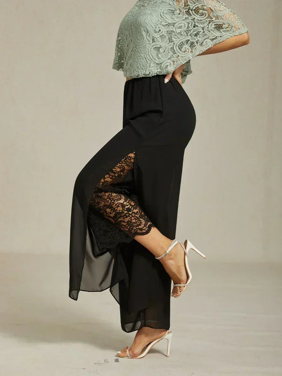 Tairess - Pantalón de pierna ancha