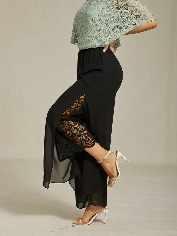 Tairess - Pantalón de pierna ancha