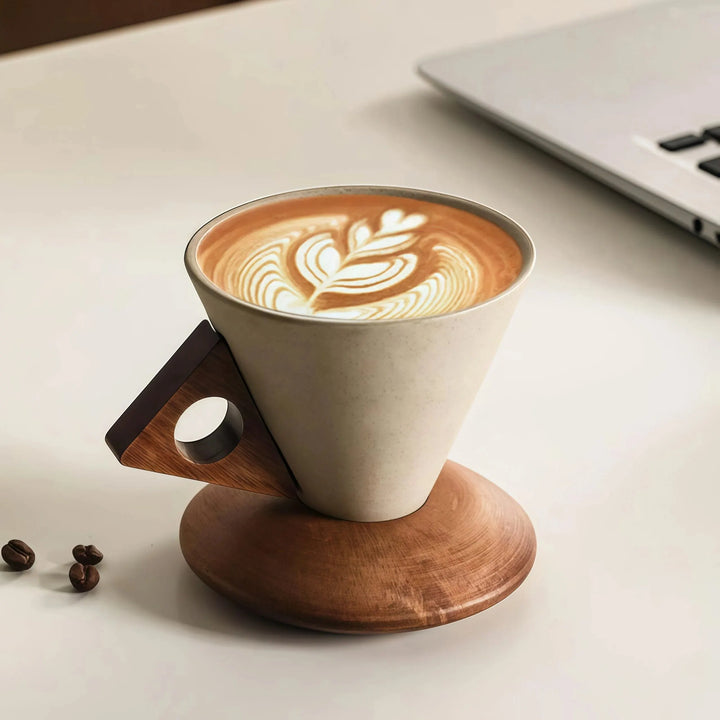 Mabel - Taza de café cónica premium