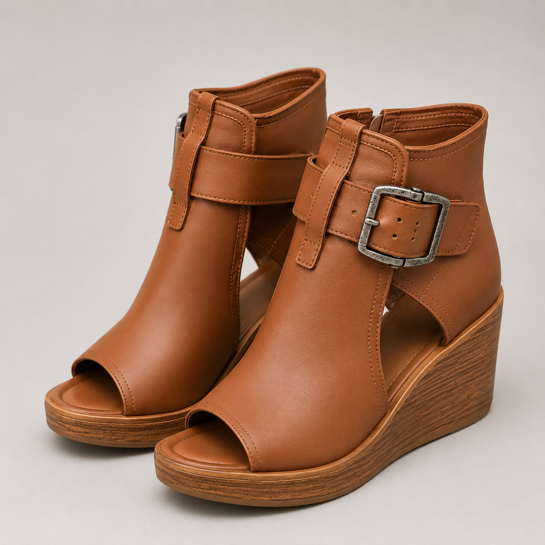 Fayre - Botines con cuña acolchada