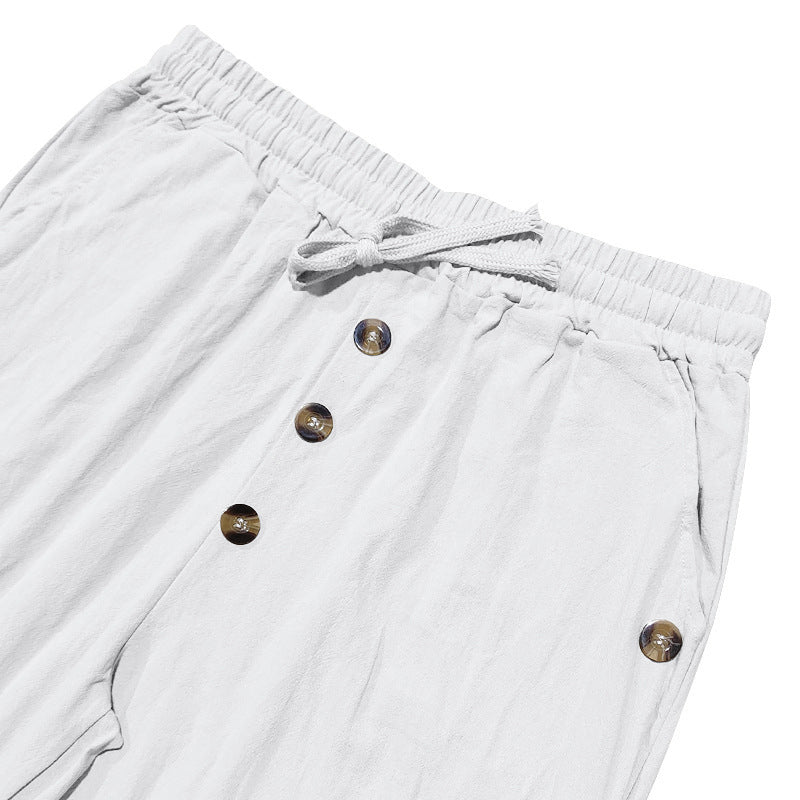 Seymour - Pantalón de verano con jareta ajustable