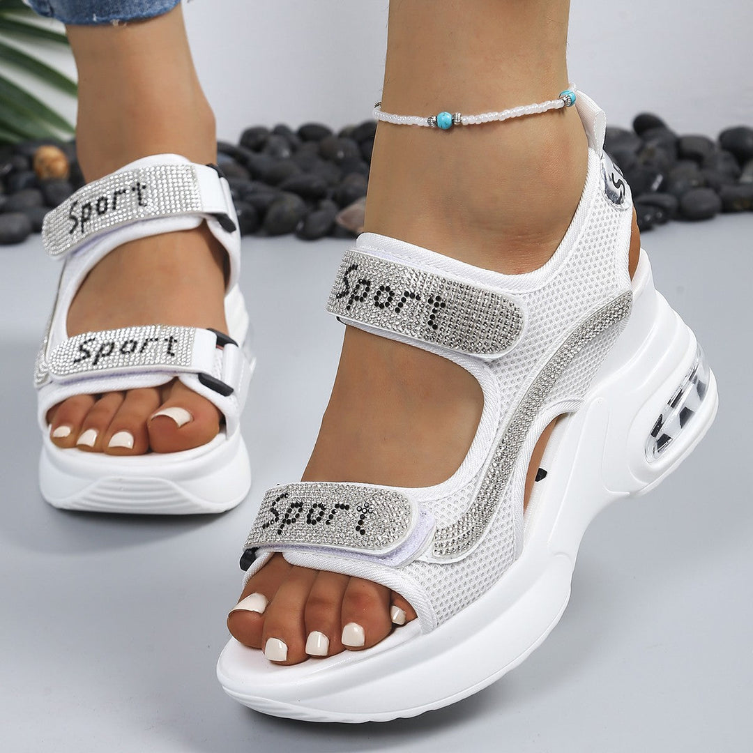 Marzena - Sandalias deportivas con plataforma
