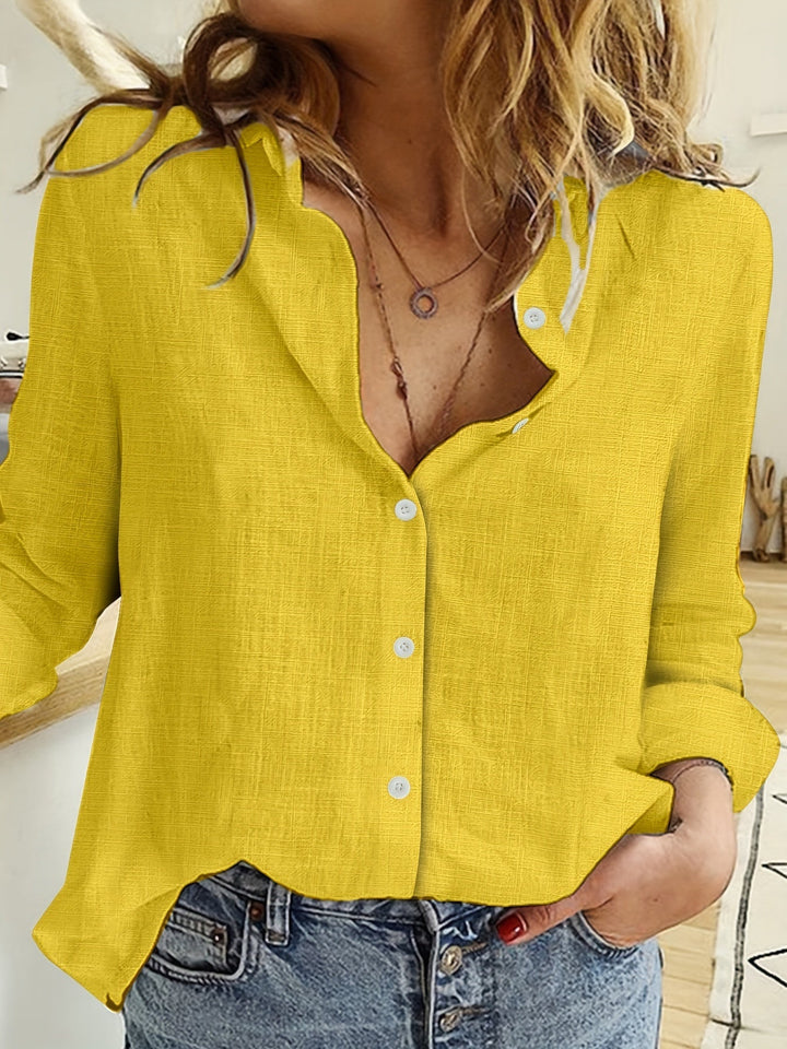 Rowena - Blusa transparente con flecos