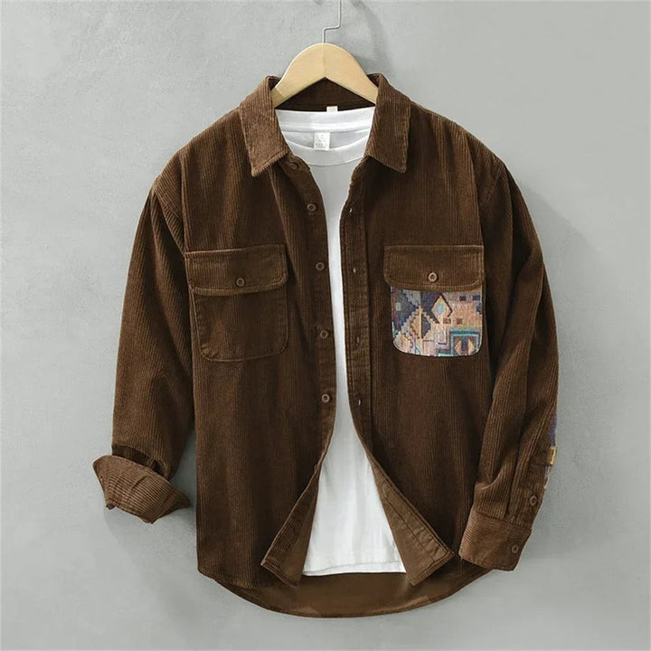 Tero - Camisa de pana texturizada