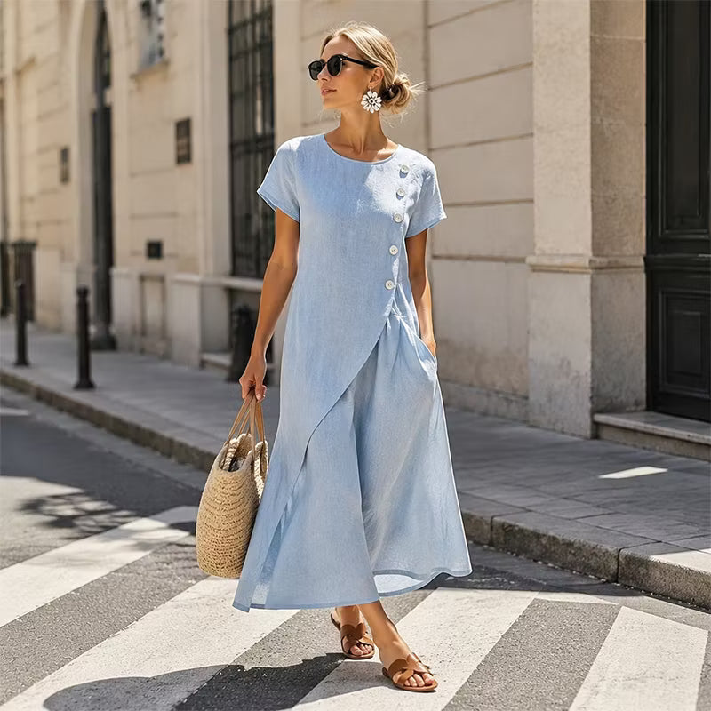 Hestelle - Vestido veraniego sofisticado