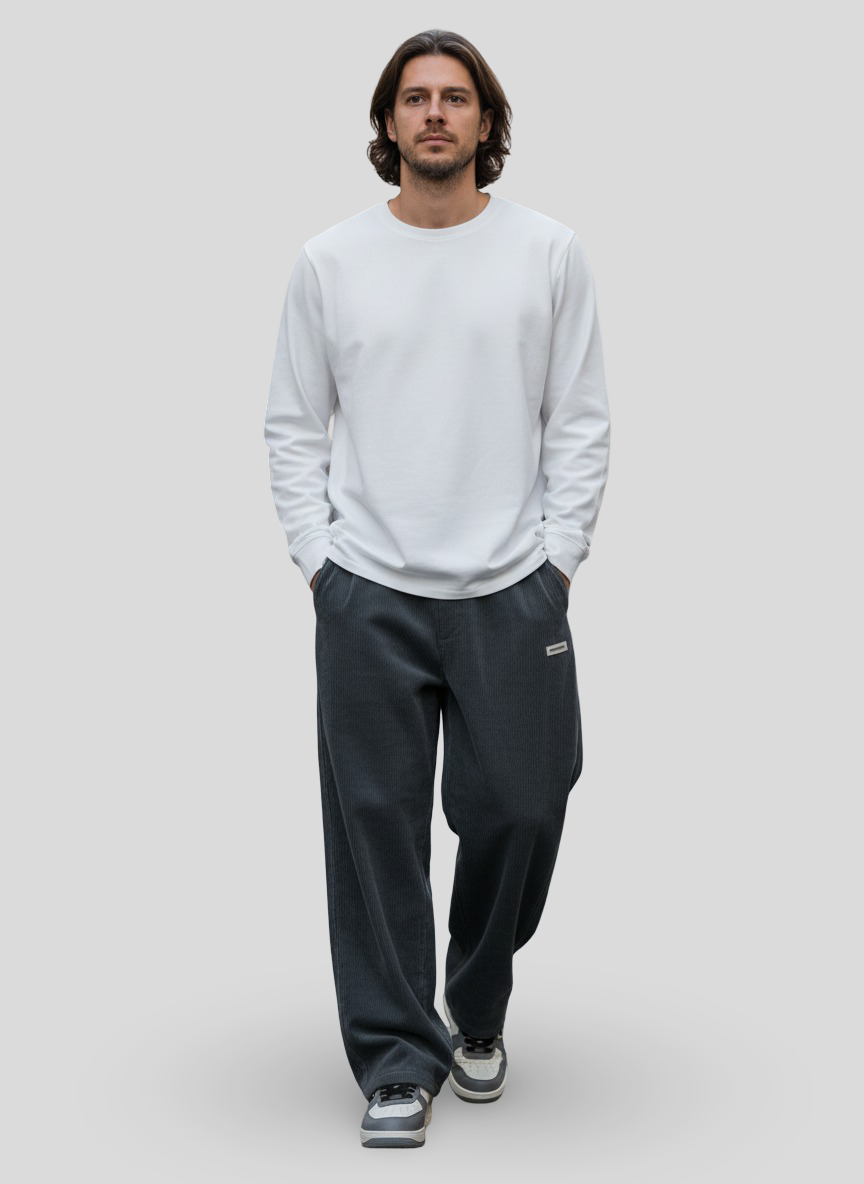 Zaylor - Pantalón de pierna ancha de tacto suave