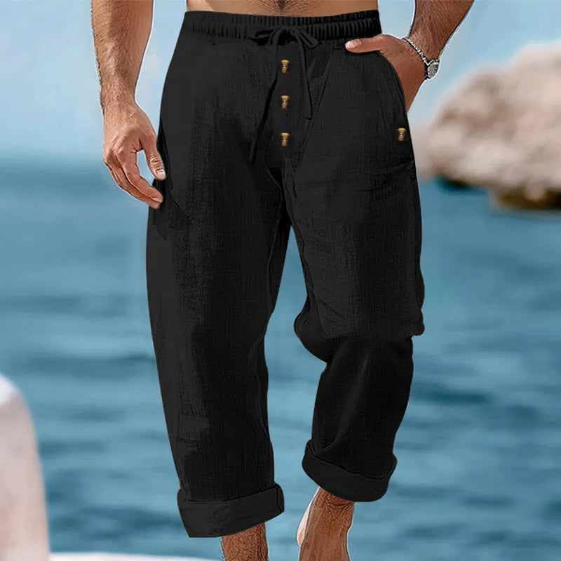 Seymour - Pantalón de verano con jareta ajustable