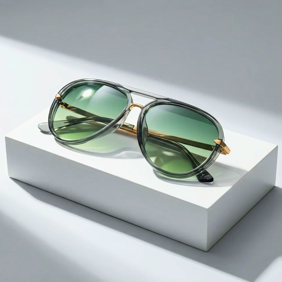 Weron - Lentes de sol estilo aviador ligeros