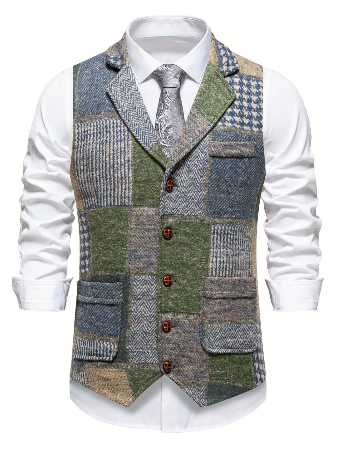 Evren - Chaleco de patchwork a la medida