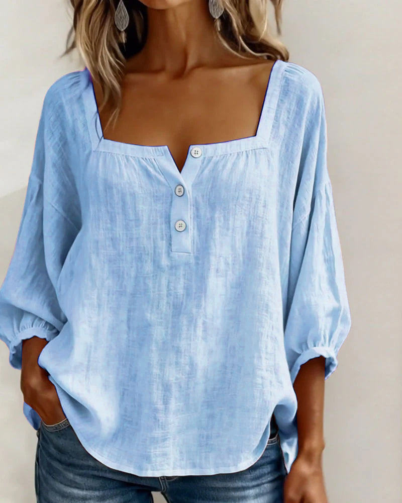 Zoya - Blusa de lino fresca
