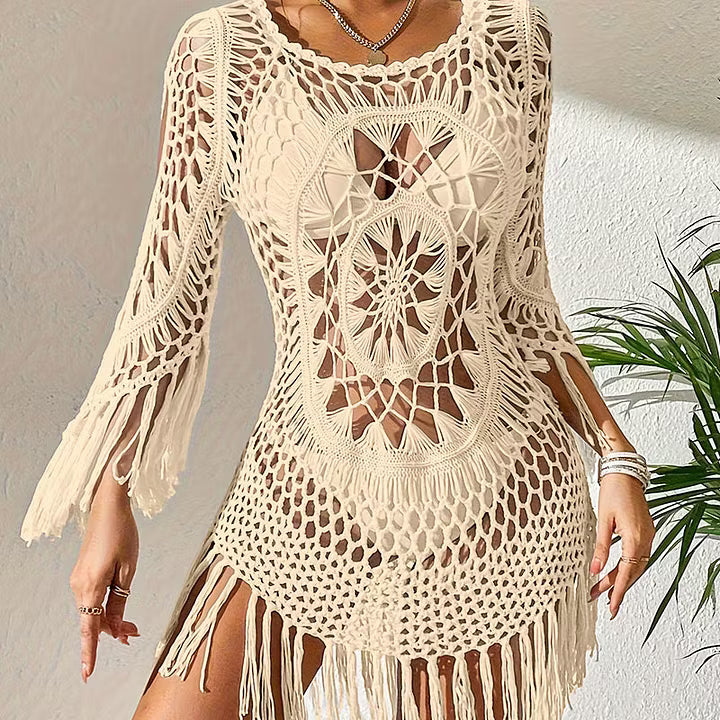 Milena - Salida de playa de crochet bohemia