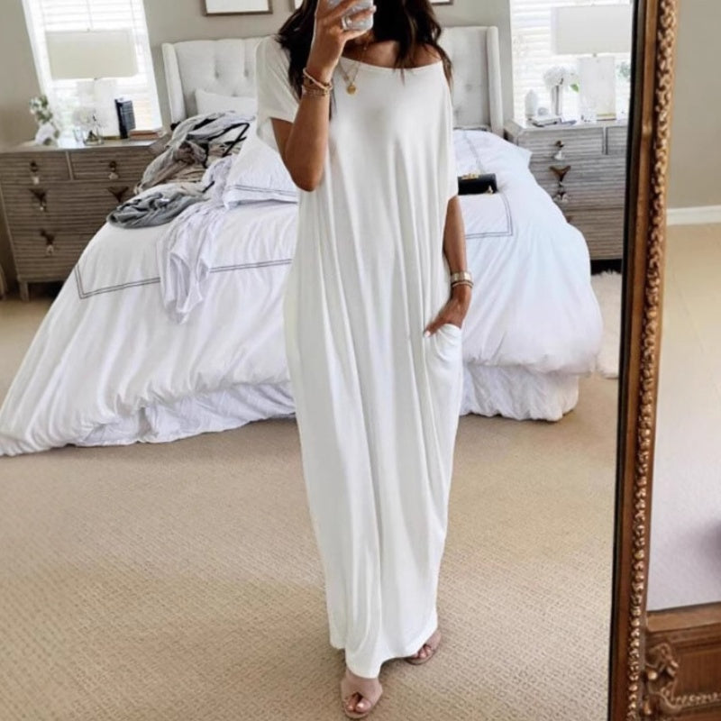 Ulissa - Vestido maxi con hombros descubiertos