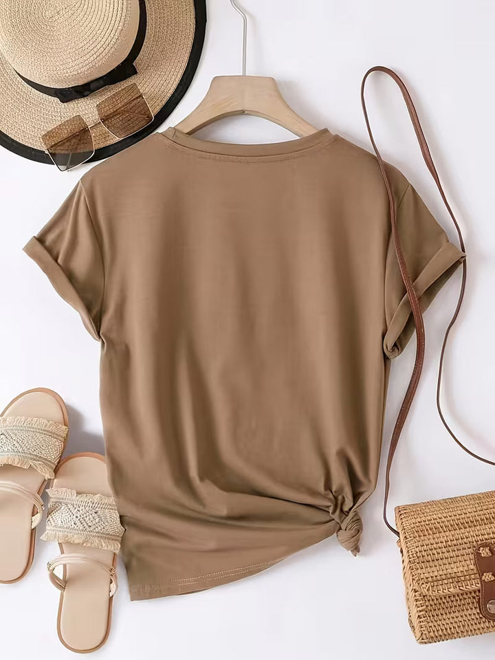 Sarai - Playera gráfica Corazón de Café