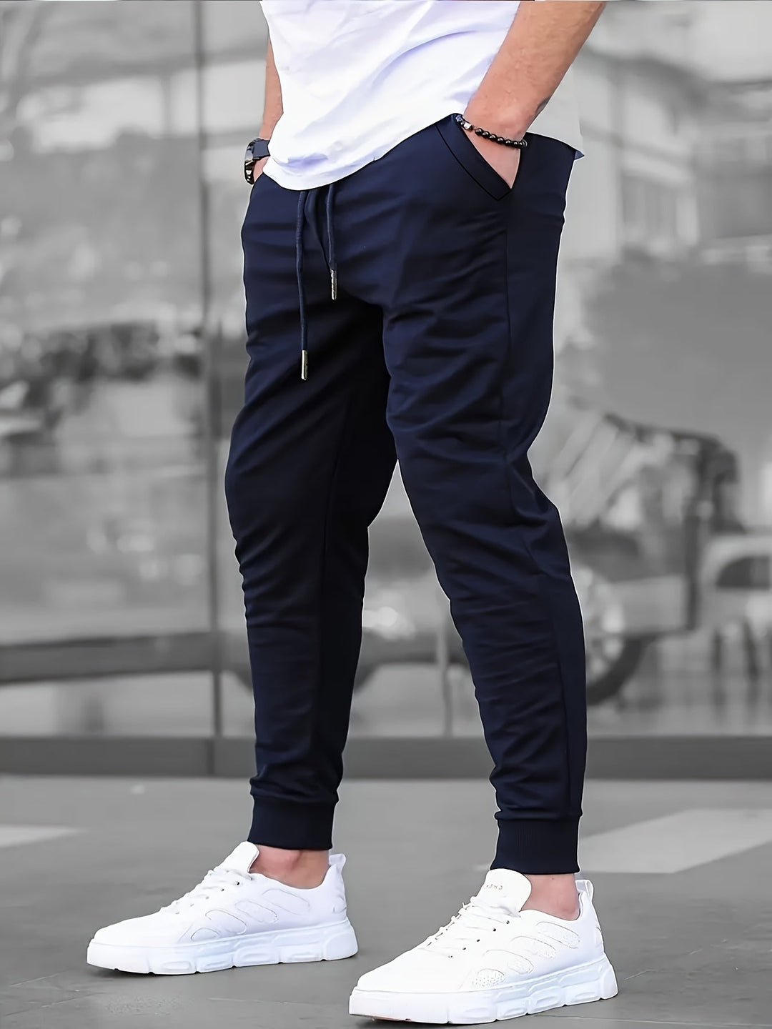 Vaughn - Pantalones jogger de tacto suave