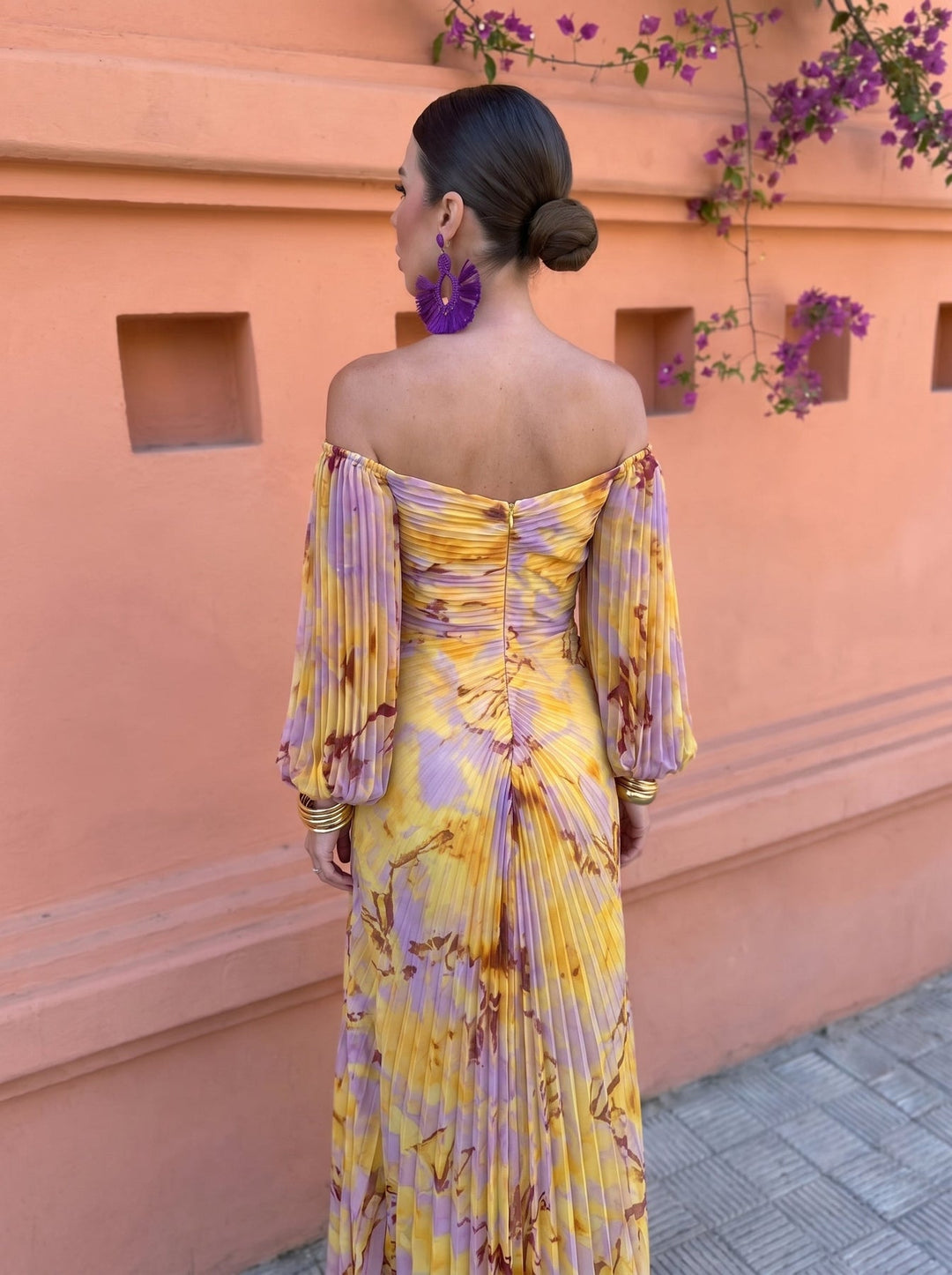 Avalora - Vestido maxi floral elegante