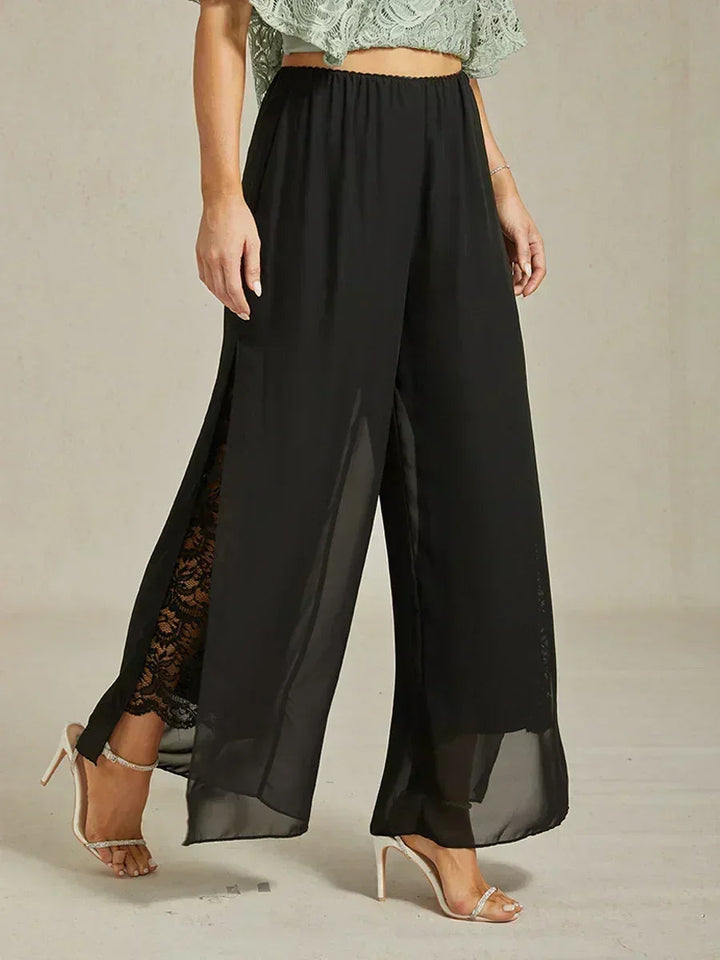 Tairess - Pantalón de pierna ancha
