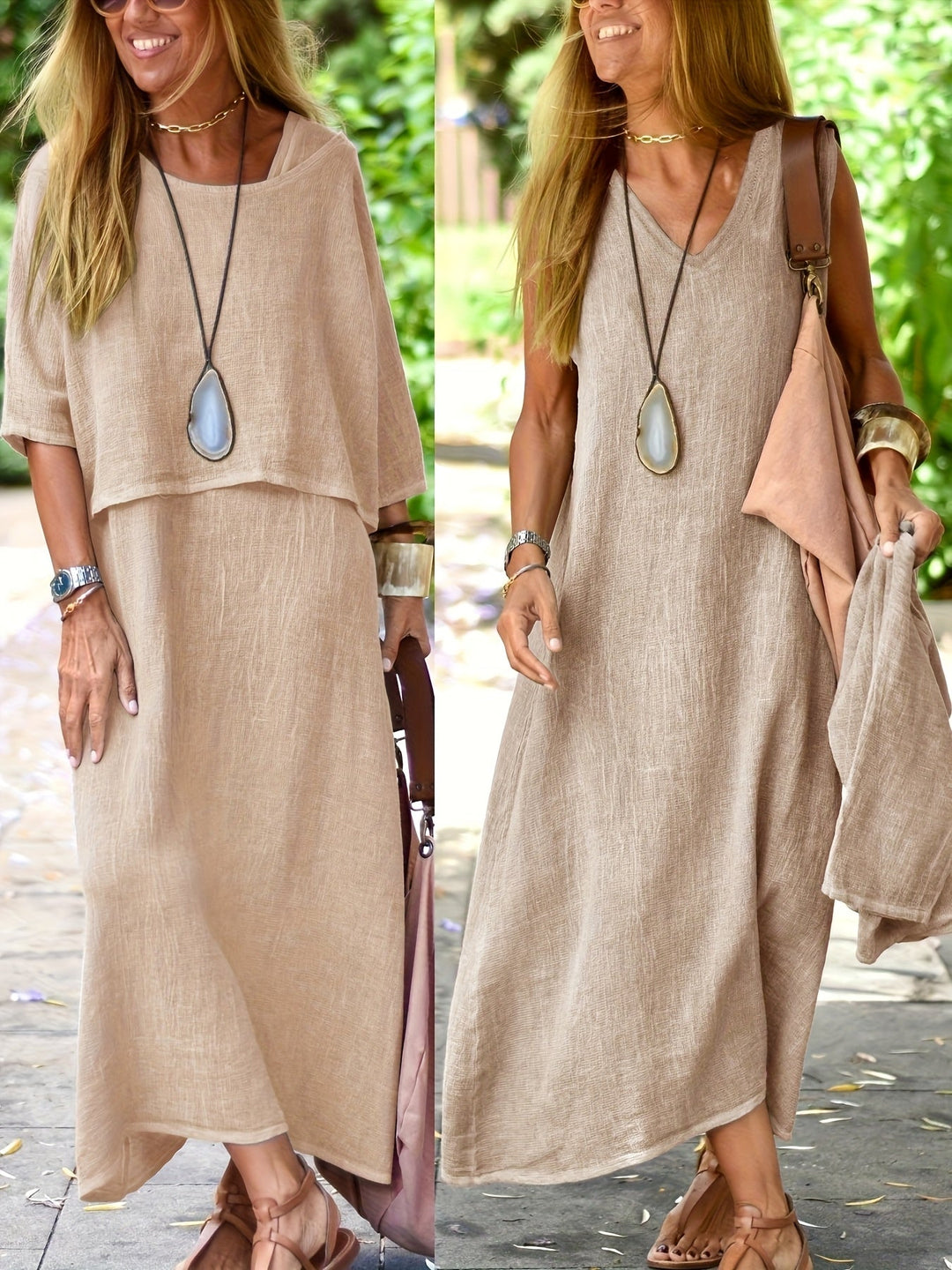Bethel - Conjunto de dos piezas casual elegante