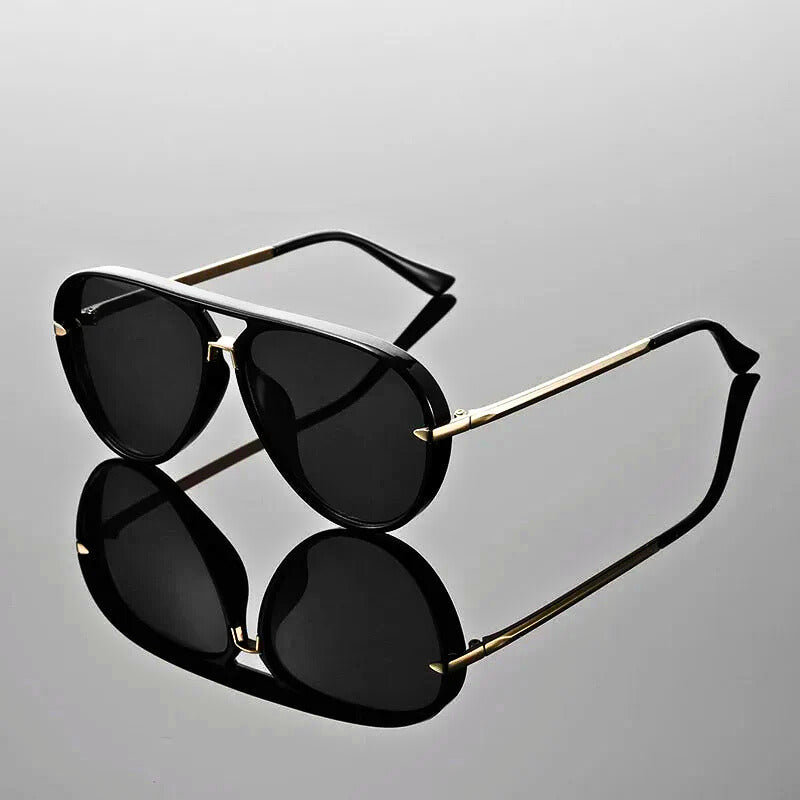 Weron - Lentes de sol estilo aviador ligeros