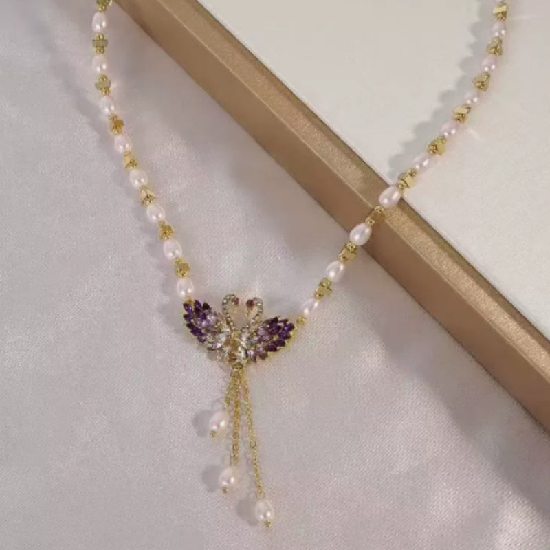 Wenisa - Collar con dije de cisne