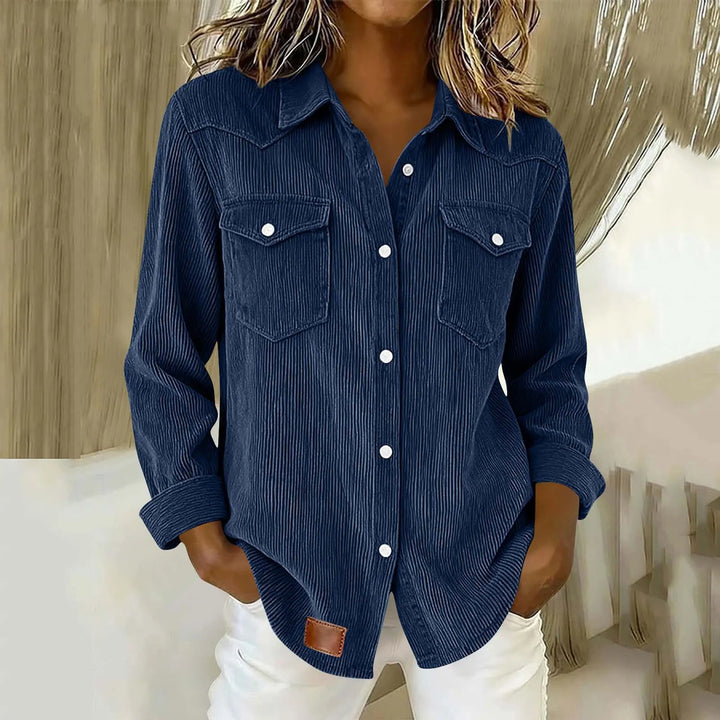 Loredana - Camisa abotonada de tacto suave