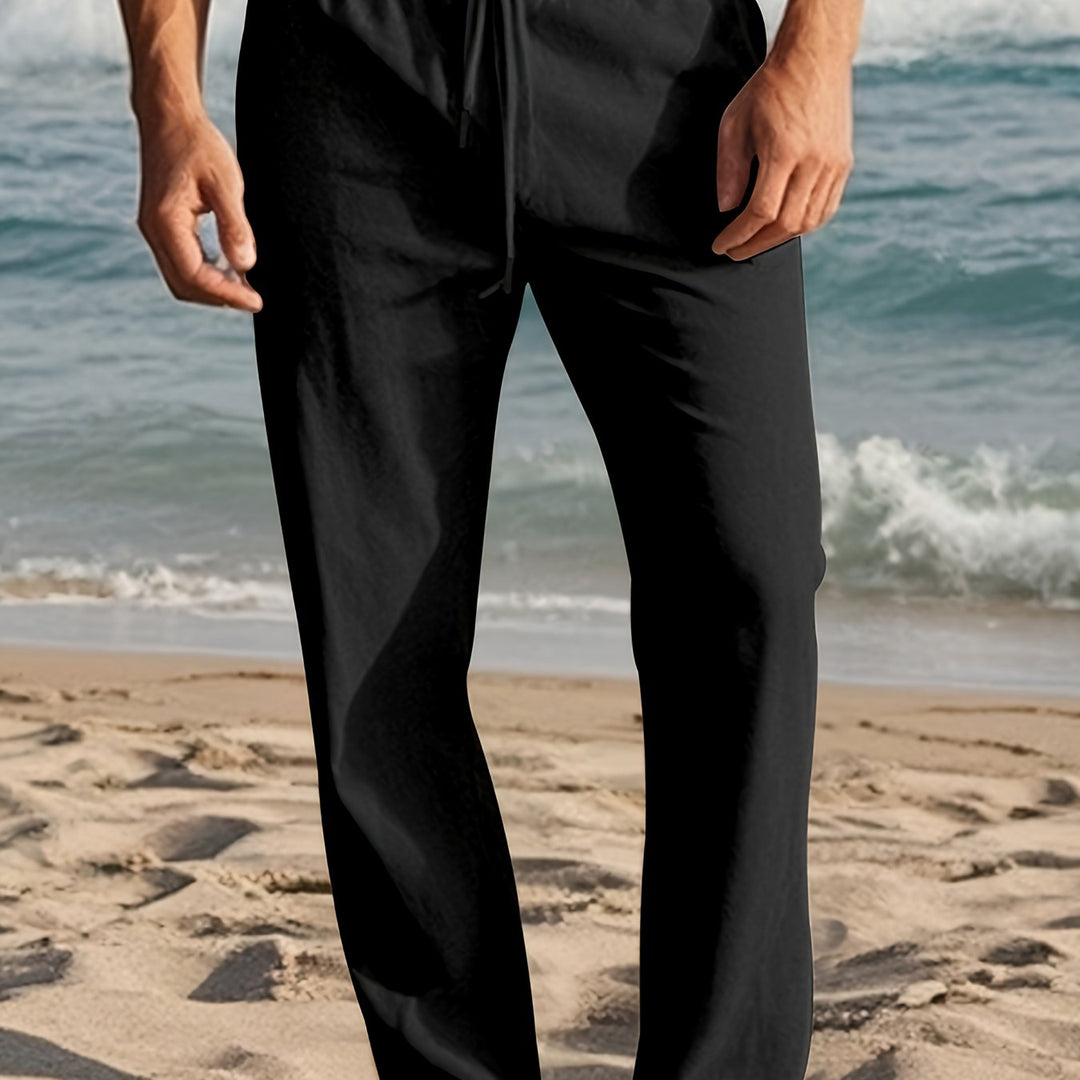 Wilfred - Pantalones de lino de corte relajado