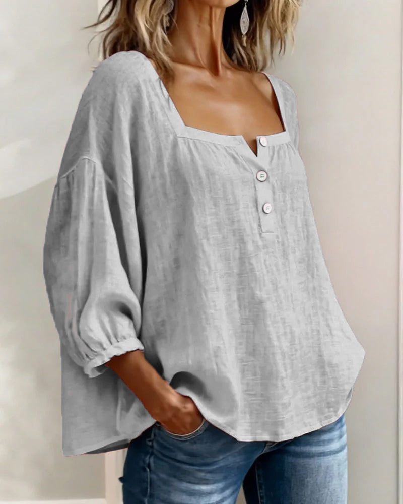 Zoya - Blusa de lino fresca