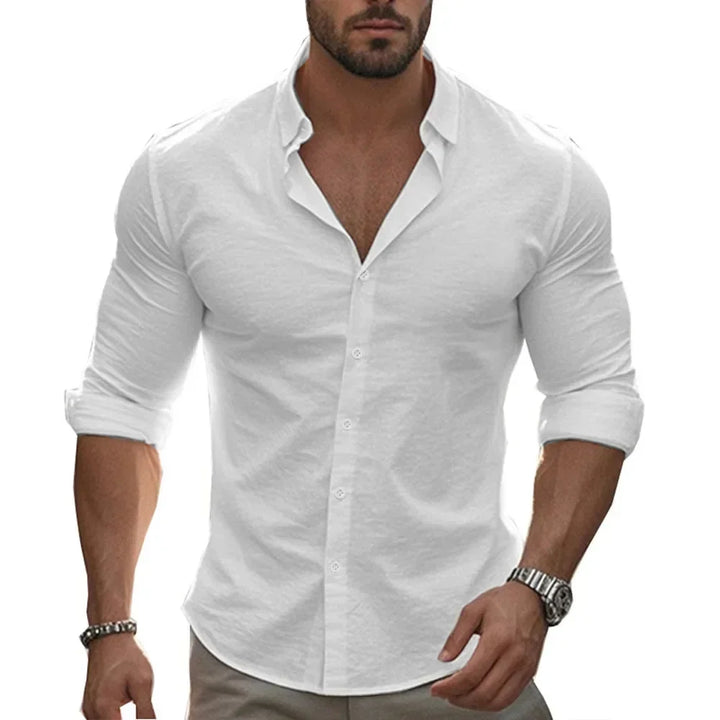 Harcroft - Camisa de lino ligera