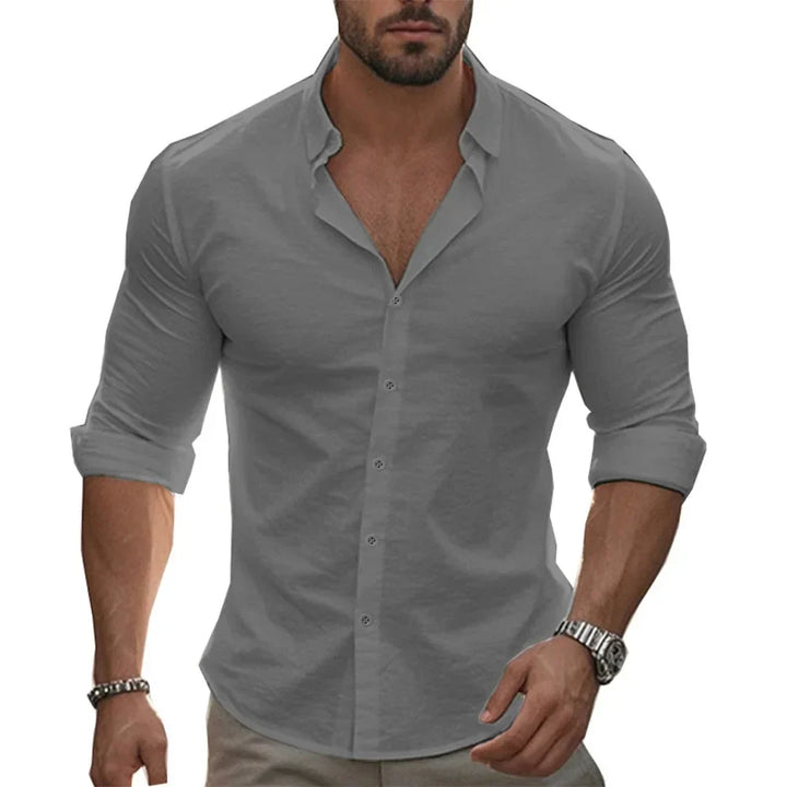 Harcroft - Camisa de lino ligera