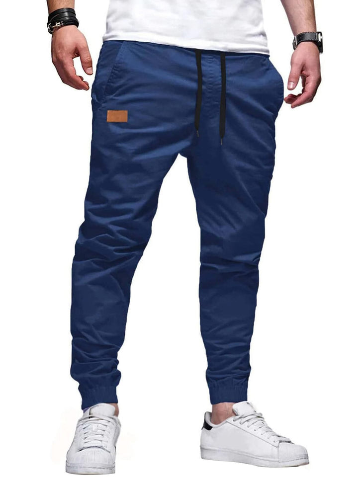 Xavier - Pantalones jogger entallados con jareta