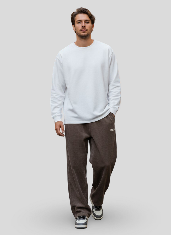 Zaylor - Pantalón de pierna ancha de tacto suave