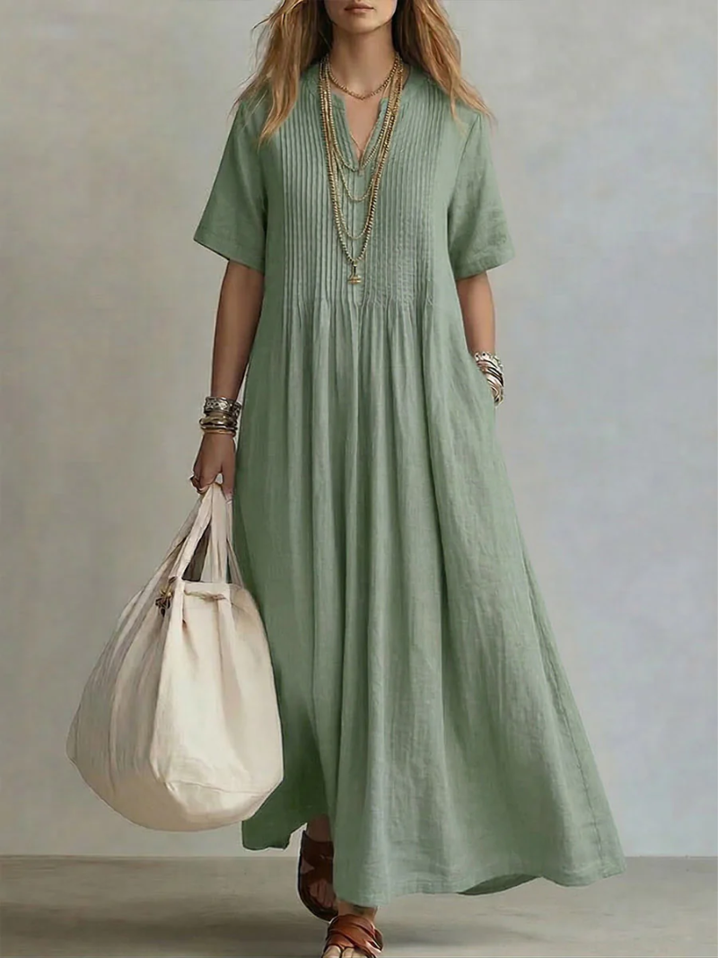 Wren - Vestido plisado ligero