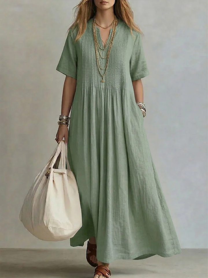 Wren - Vestido plisado ligero