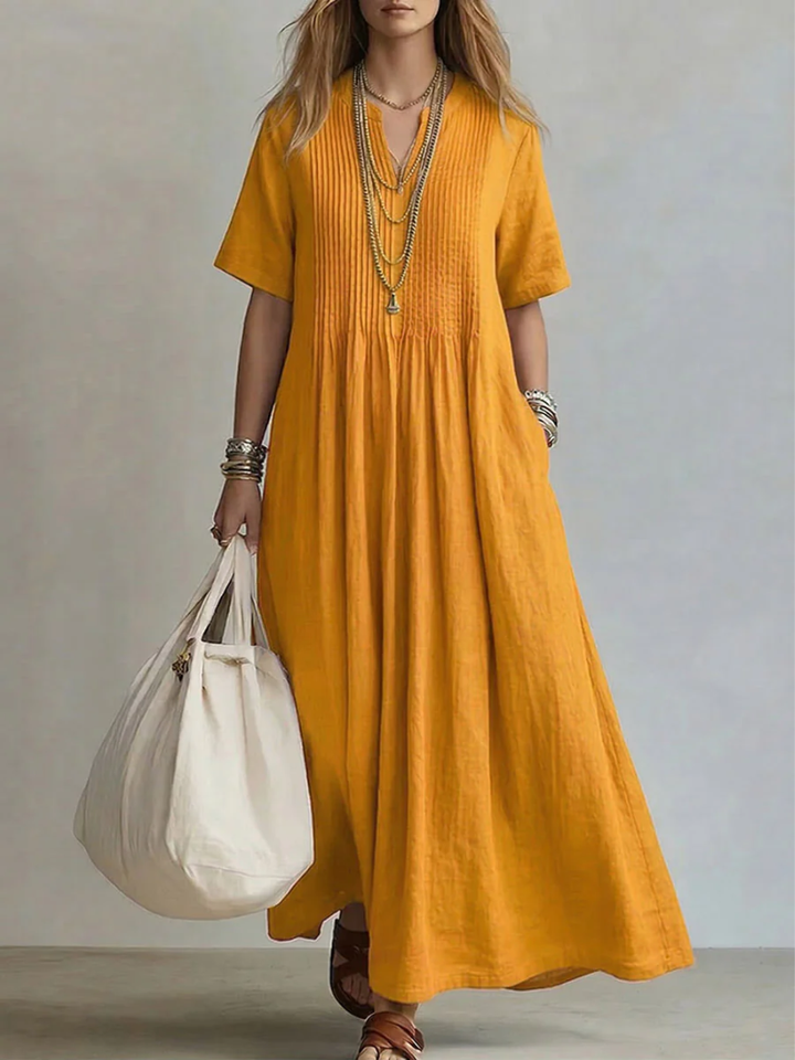 Wren - Vestido plisado ligero