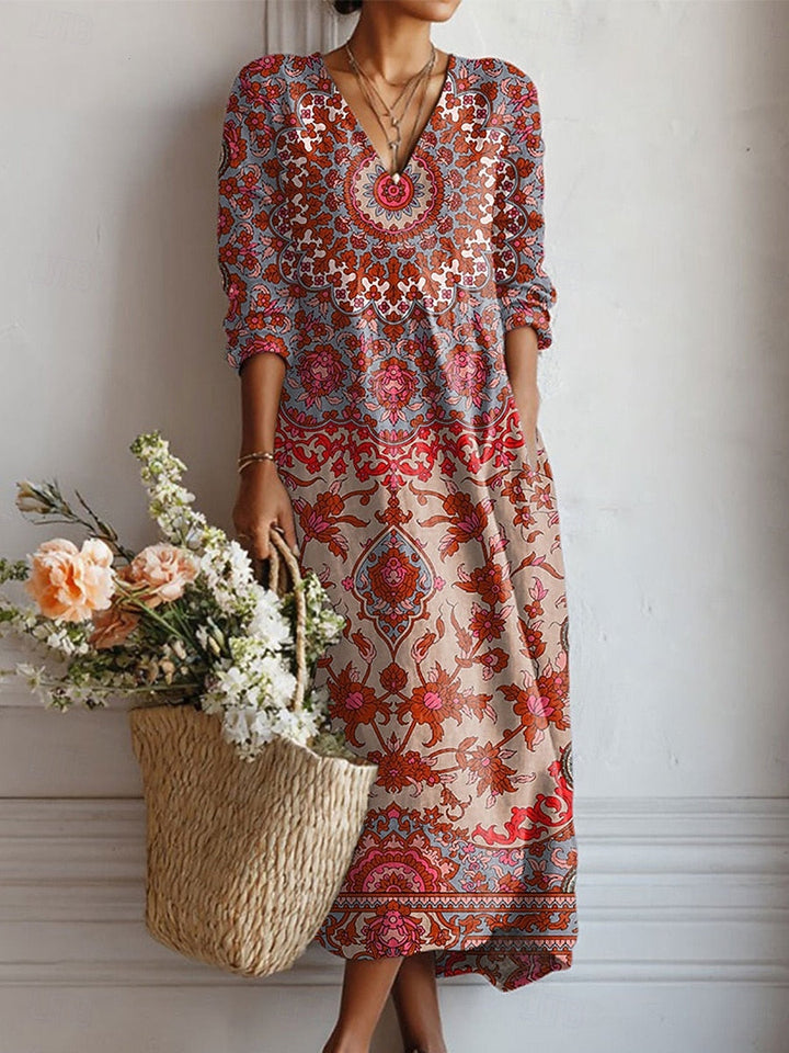 Felicidad - Vestido floral suave al tacto