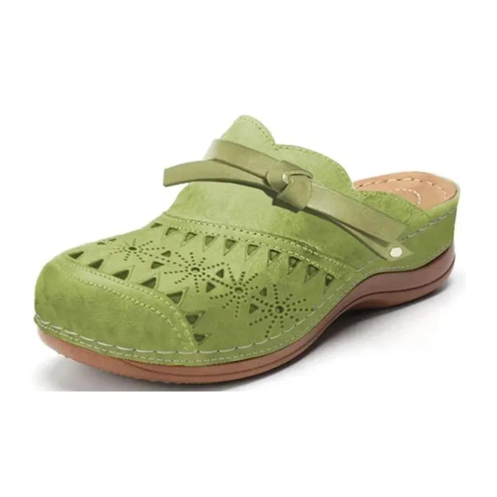 Mallory - Zuecos cómodos con diseño calado