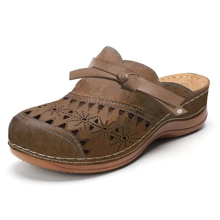 Mallory - Zuecos cómodos con diseño calado
