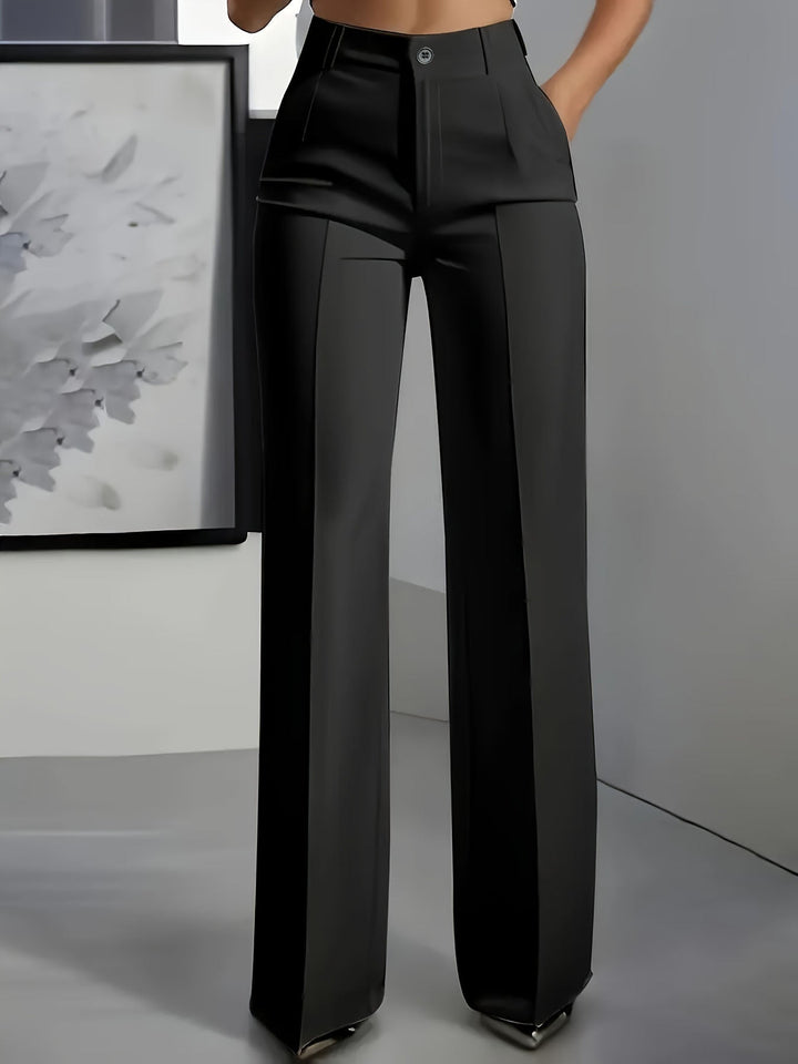 Adorisse - Pantalón sastre de pierna ancha y tiro alto