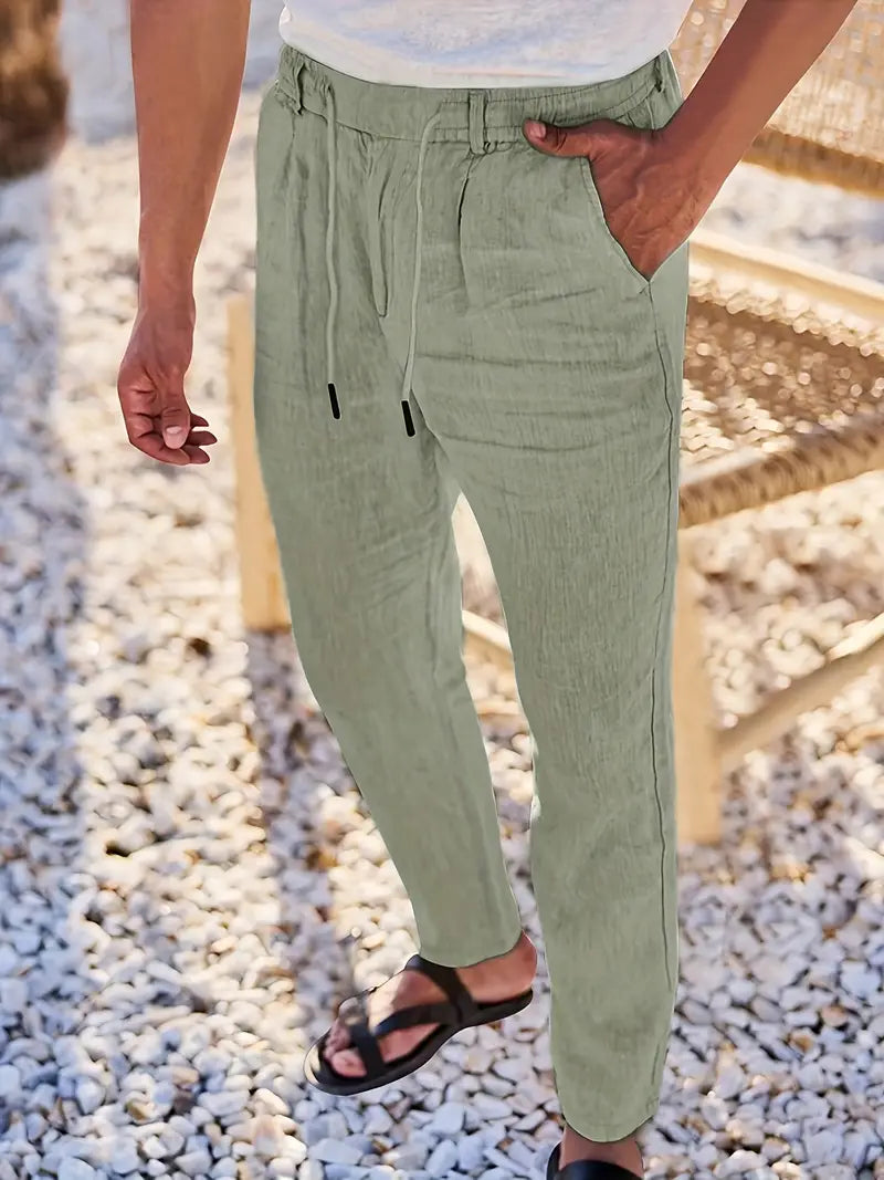 Daxon - Pantalones casuales elegantes
