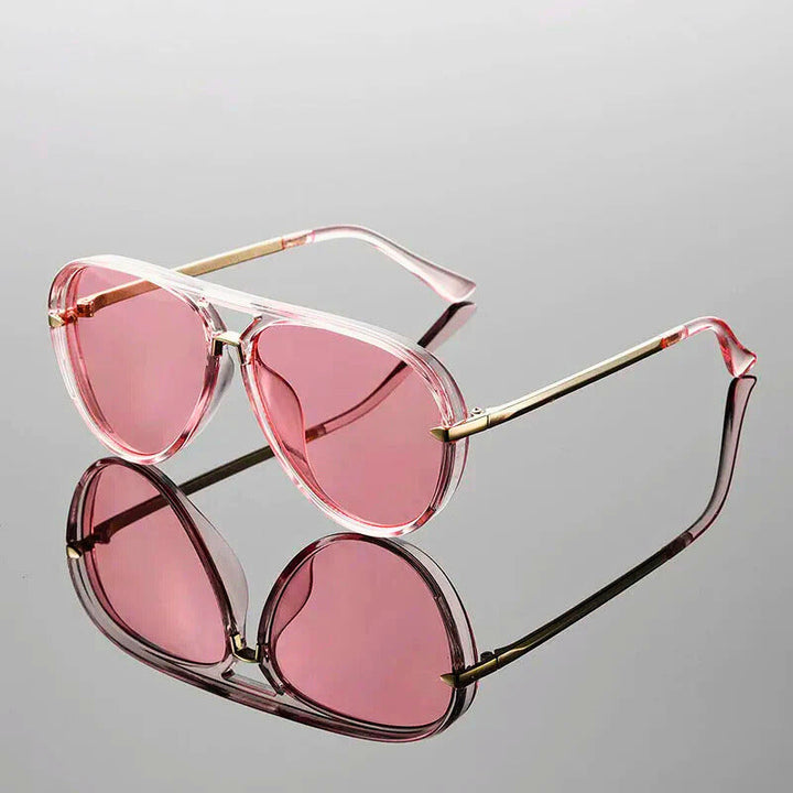 Weron - Lentes de sol estilo aviador ligeros