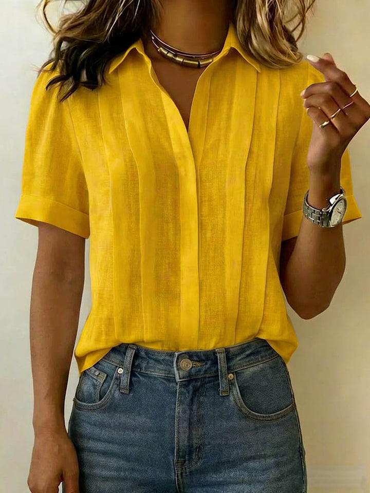 Ionea - Camisa de manga corta abotonada