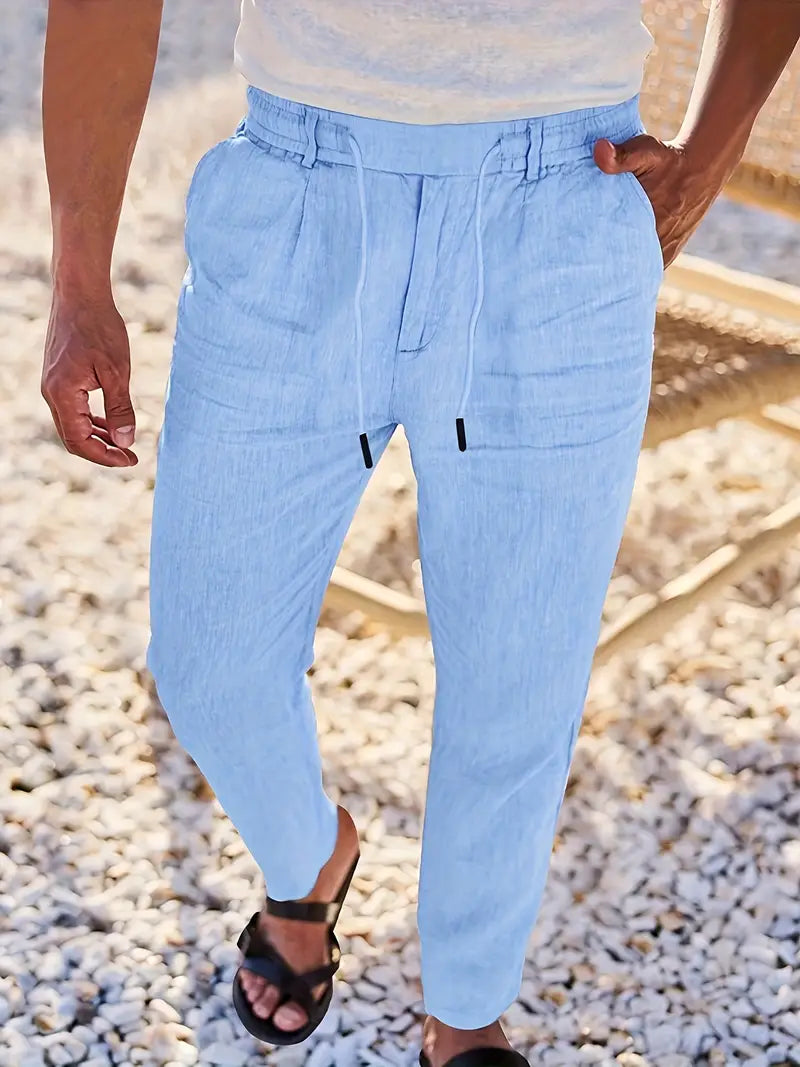 Daxon - Pantalones casuales elegantes