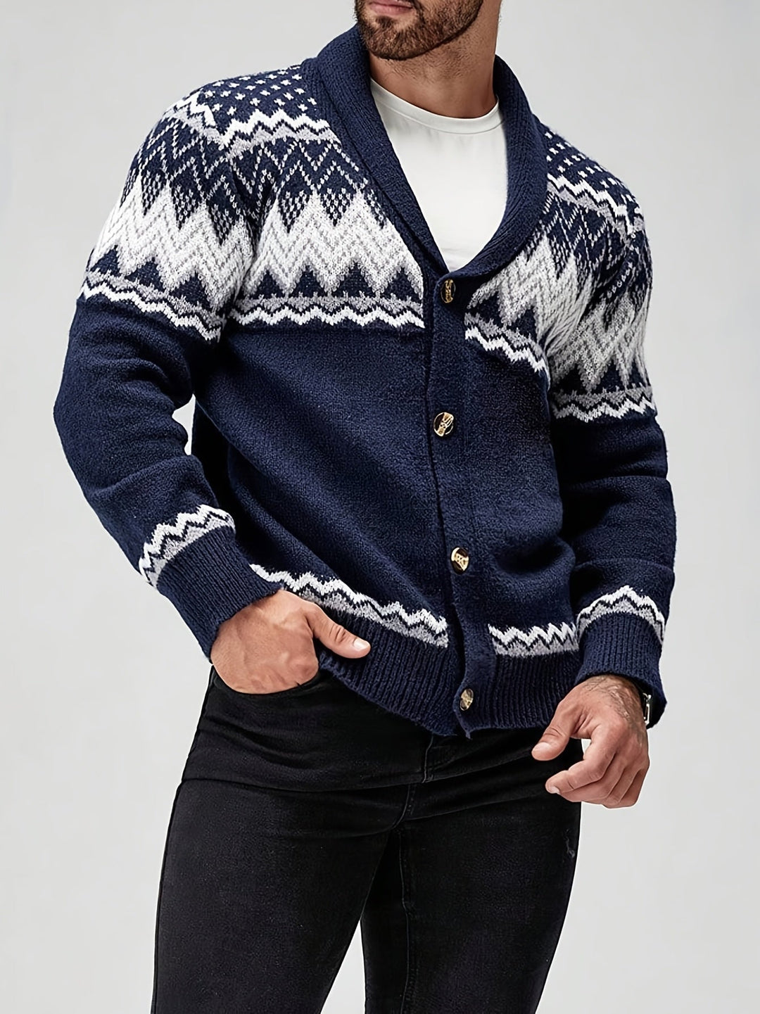 Joren - Blazer de punto texturizado